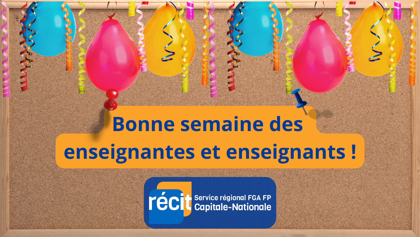 Bonne Semaine des enseignantes et enseignants 🌟